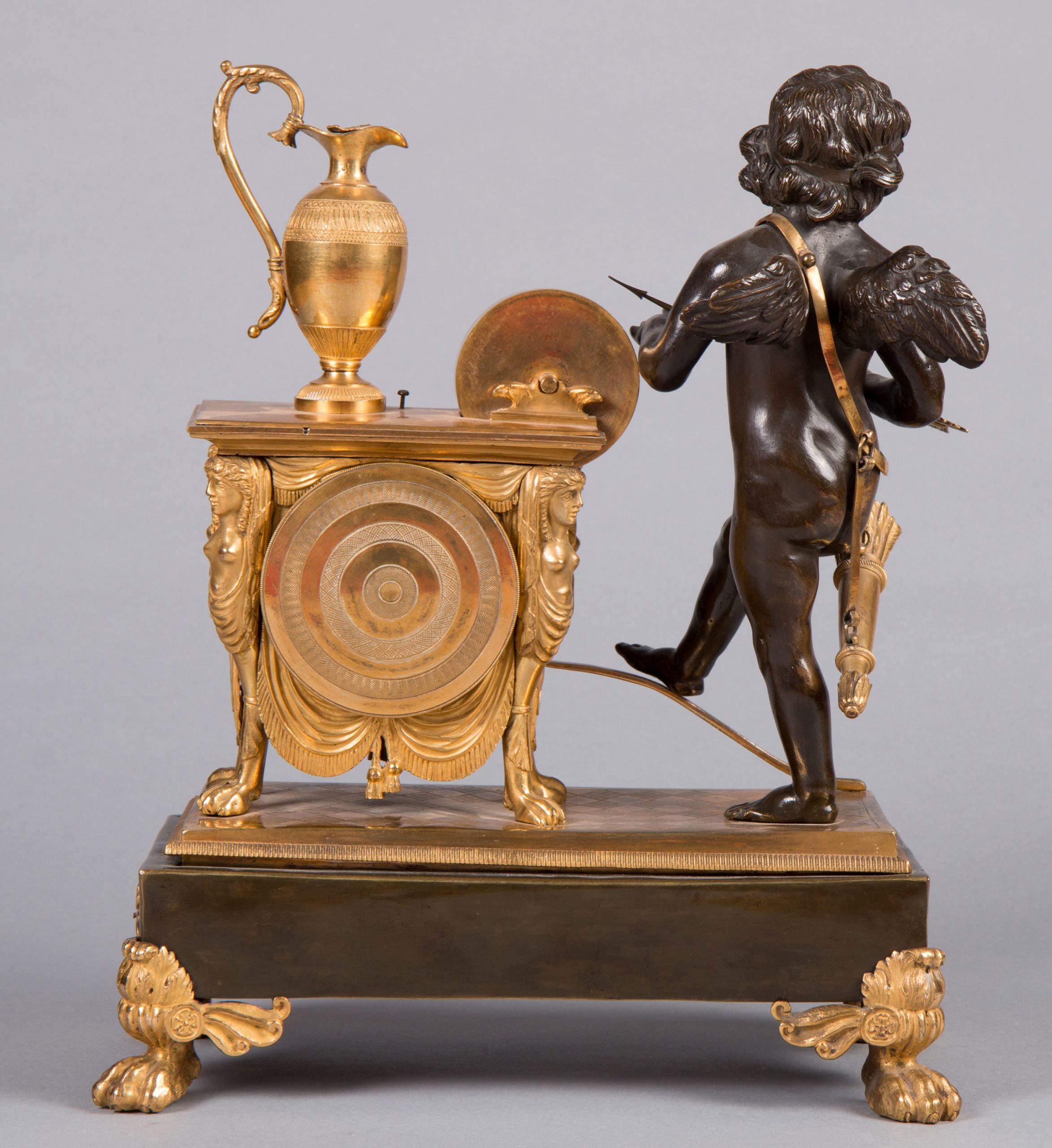 Figural Andréewitch empire “Amor” mantel - Stephan clock